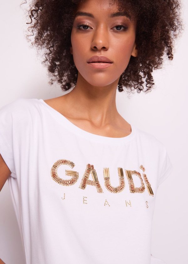 T-shirt Branca de Algodão
