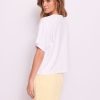 T-shirt Branca de Algodão