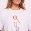 T-shirt Branca de Algodão