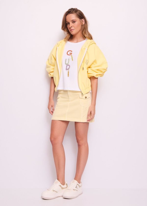 T-shirt Branca de Algodão
