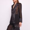 Blazer Georgette e Cetim