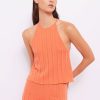 Top em Viscose e Lurex